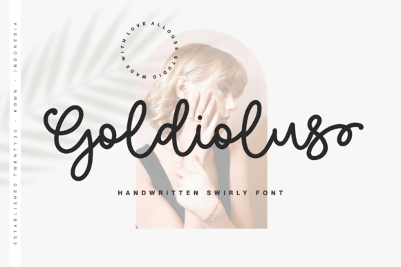 Goldiolus Font Poster 1