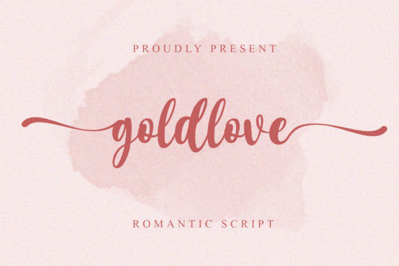 Goldlove Font Poster 1