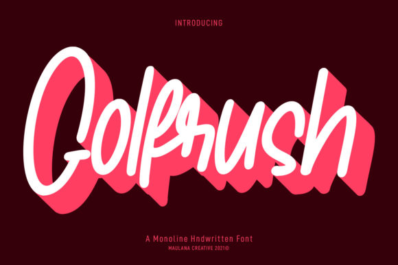 Golfrush Font