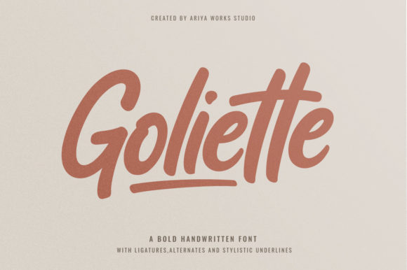 Goliette Font Poster 1