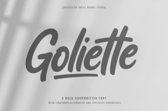 Goliette Font Poster 12