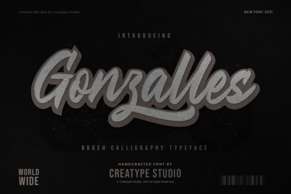 Gonzalles Font Poster 1