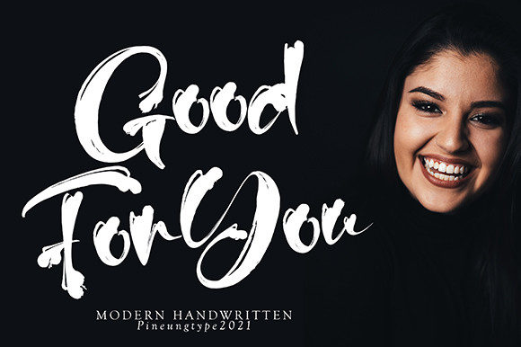 Good for You Font Poster 1