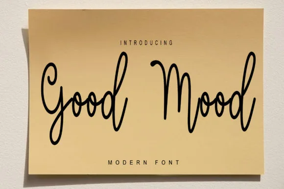 Good Mood Font Poster 1