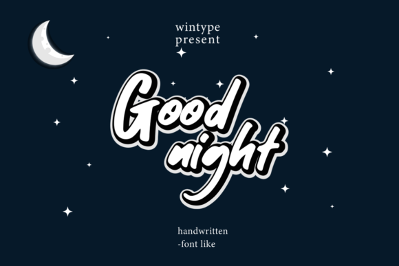 Good Night Font