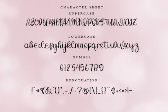 Goodnight Font Poster 2