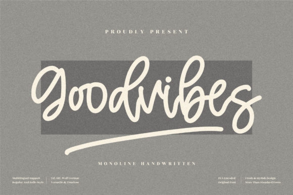 Goodvibes Font Poster 1