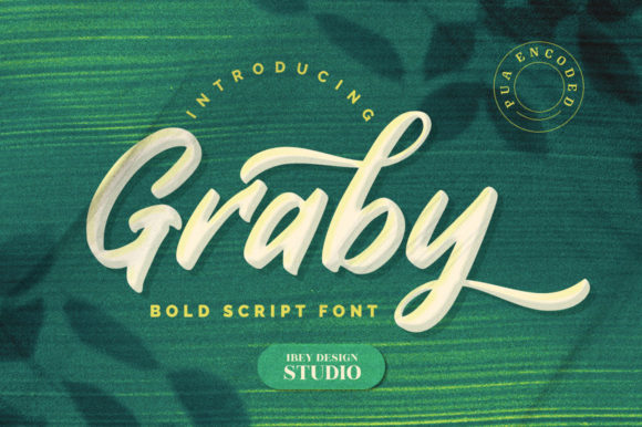 Graby Script Font Poster 1
