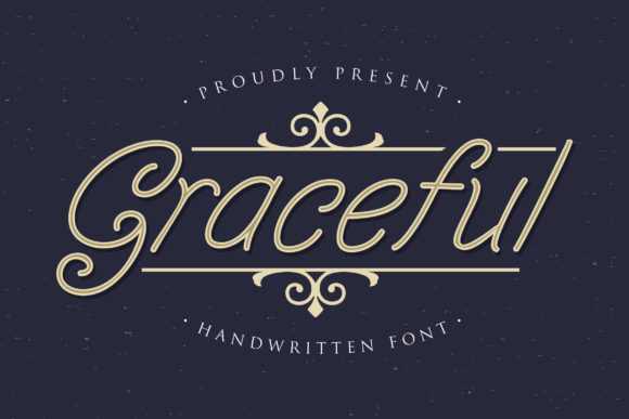 Graceful Font Poster 1