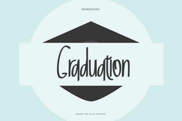 Graduation Font Poster 1