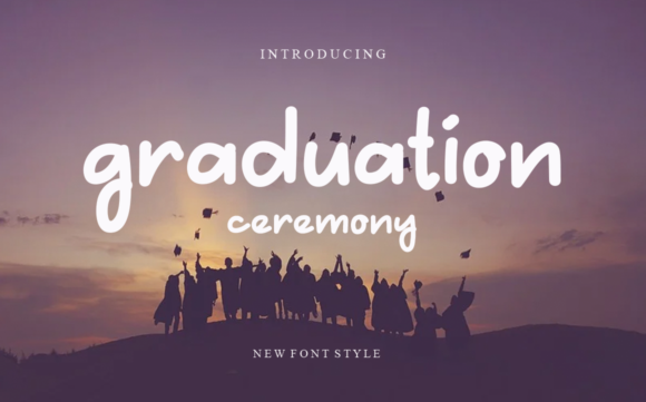 Graduation Ceremony Font