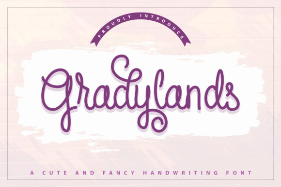 Gradylands Font Poster 1