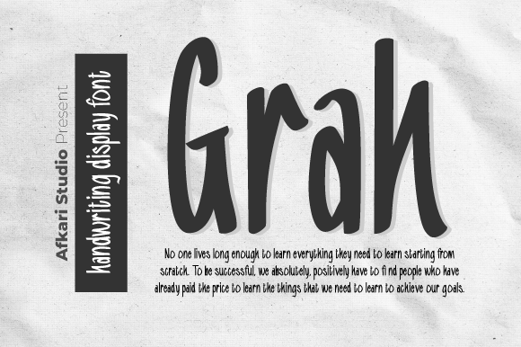 Grah Font Poster 1