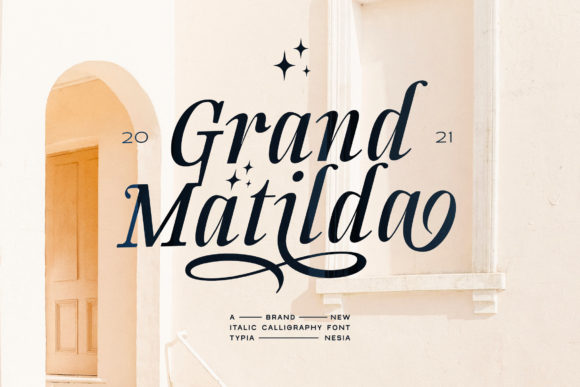 Grand Matilda Font Poster 1