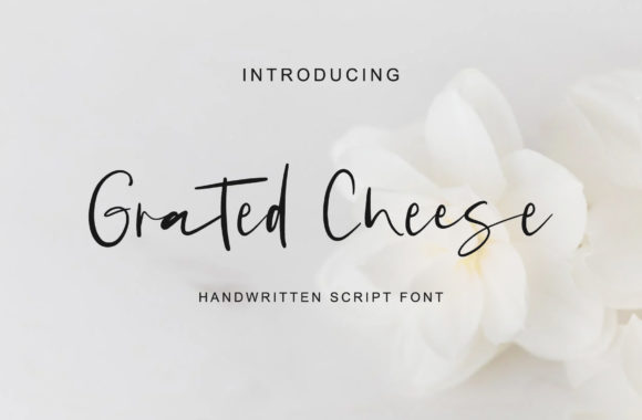 Grated Cheese Font