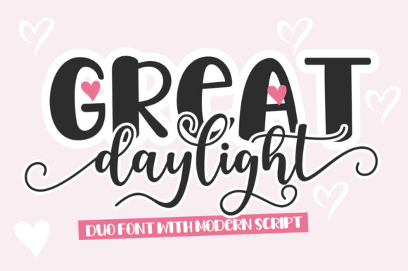 Great Daylight Duo Font Poster 1