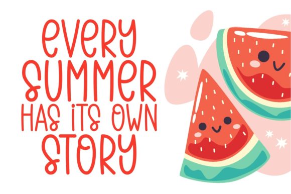 Great Summer Font Poster 2
