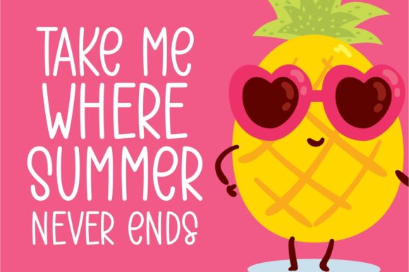 Great Summer Font Poster 5