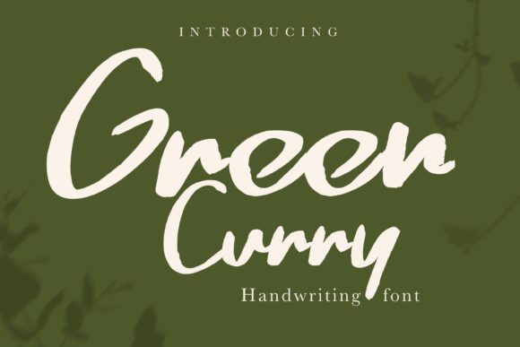 Green Curry Font