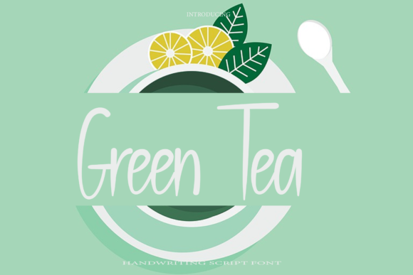 Green Tea Font Poster 1