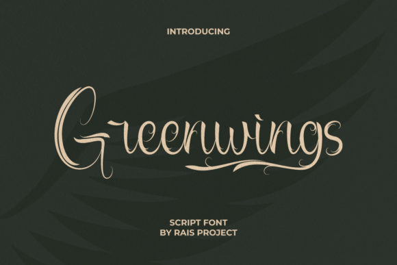 Greenwings Font Poster 1