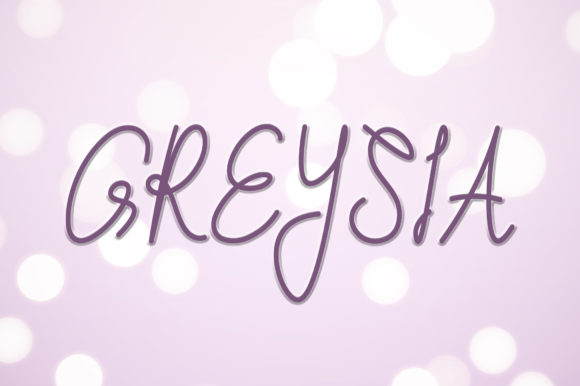 Greysia Font Poster 1