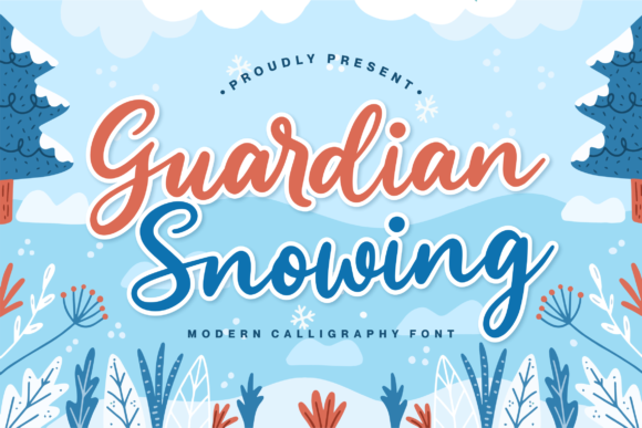 Guardian Snowing Font