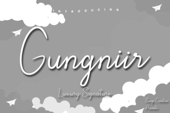 Gungniir Font Poster 1