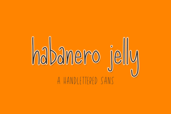 Habanero Jelly Font Poster 1