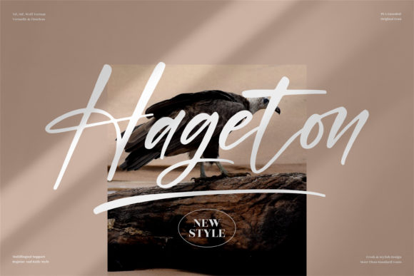 Hageton Font Poster 1