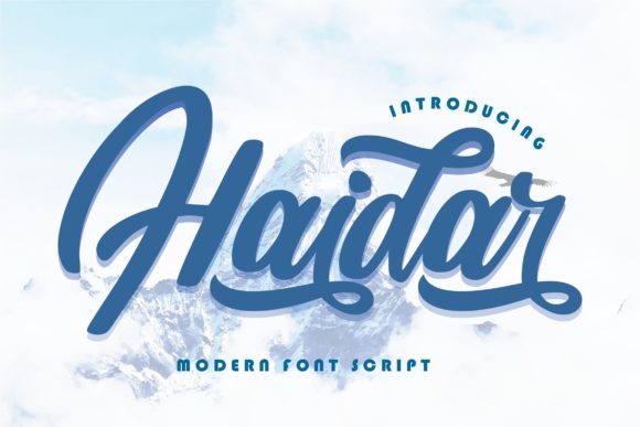 Haidar Font Poster 1