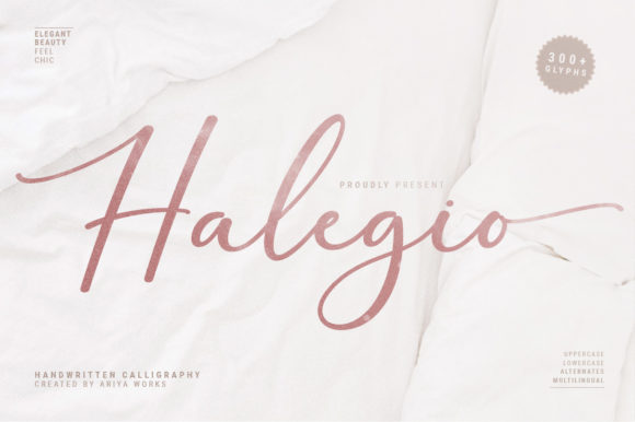 Halegio Font Poster 1