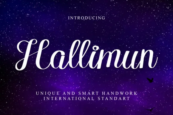 Hallimun Font Hallimun Font Poster 1