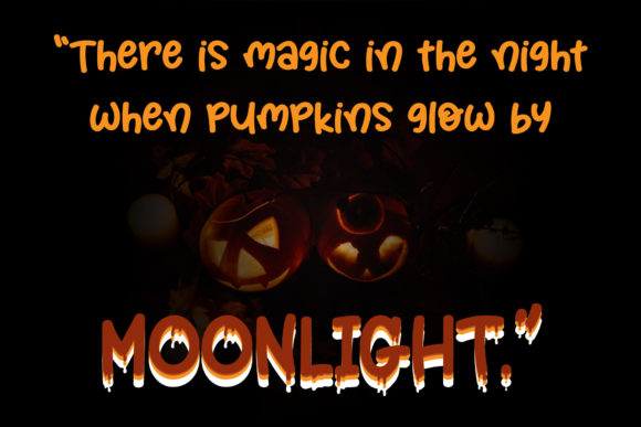 Halloween Font Poster 4