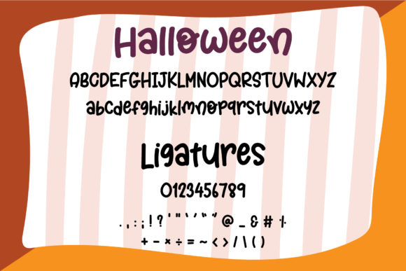 Halloween Font Poster 5