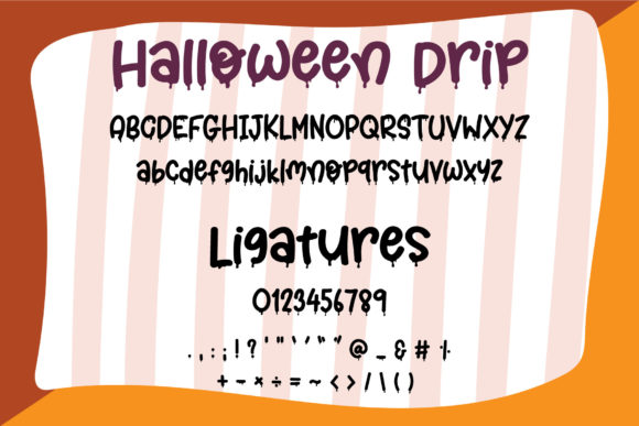 Halloween Font Poster 6