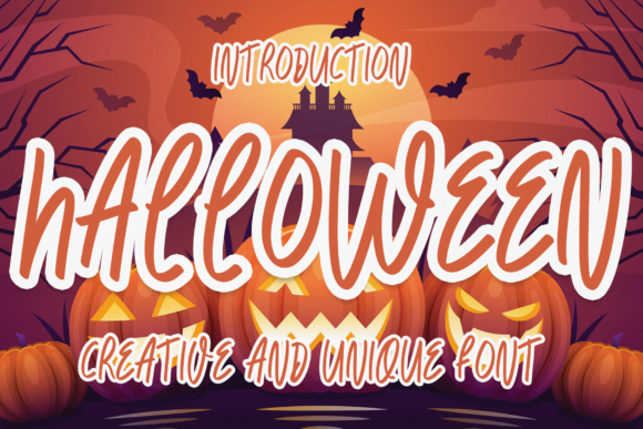 Halloween Font Poster 1