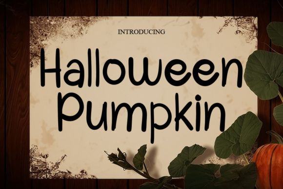 Halloween Pumpkin Font