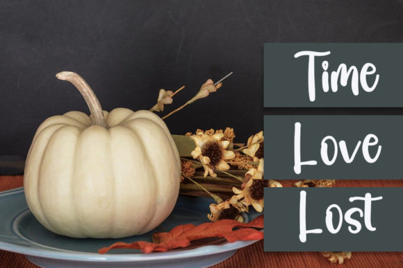 Halloween Pumpkin Font Poster 4