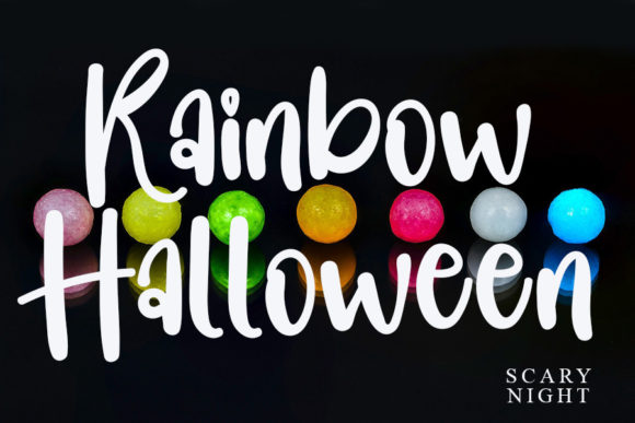Halloween Pumpkin Font Poster 5