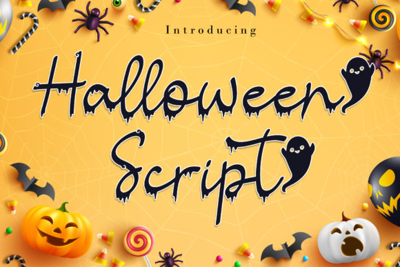 Halloween Script Font Poster 1