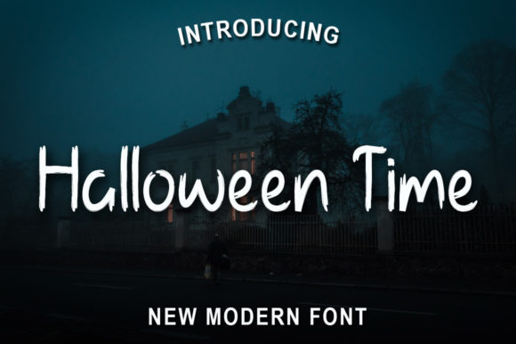 Halloween Time Font Poster 1