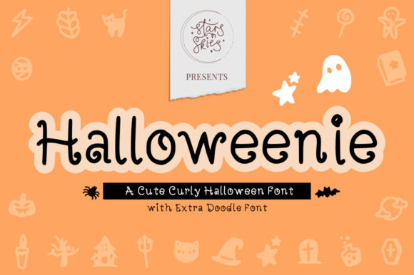 Halloweenie Font Poster 1