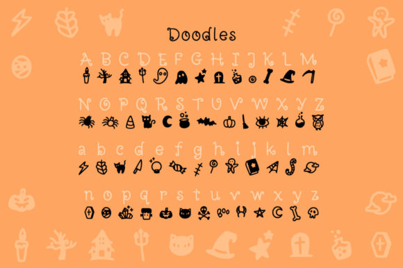 Halloweenie Font Poster 3