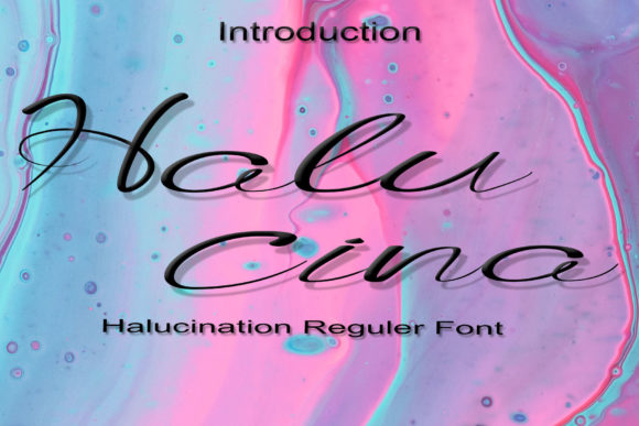 Halucina Font Poster 1