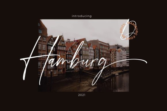 Hamburg Font Poster 1