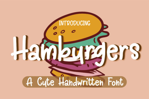 Hamburgers Font Poster 1