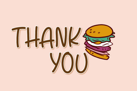 Hamburgers Font Poster 5