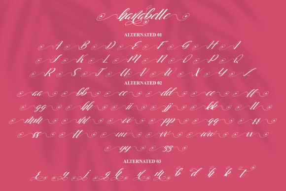 Hanabelle Font Poster 8