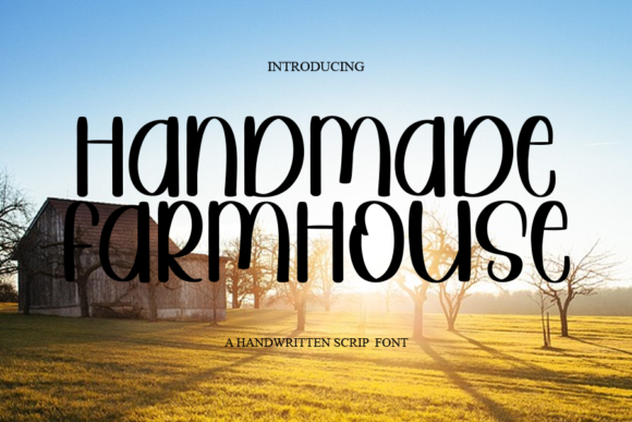 Handmade Farmhouse Font